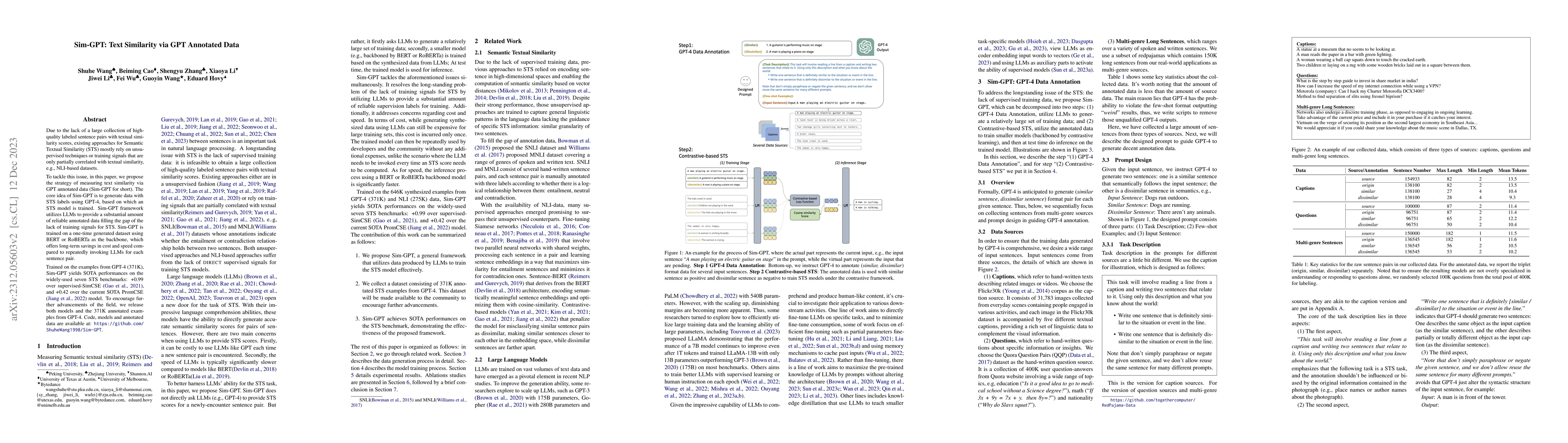 Thumbnail for Sim-GPT: Text Similarity via GPT Annotated Data