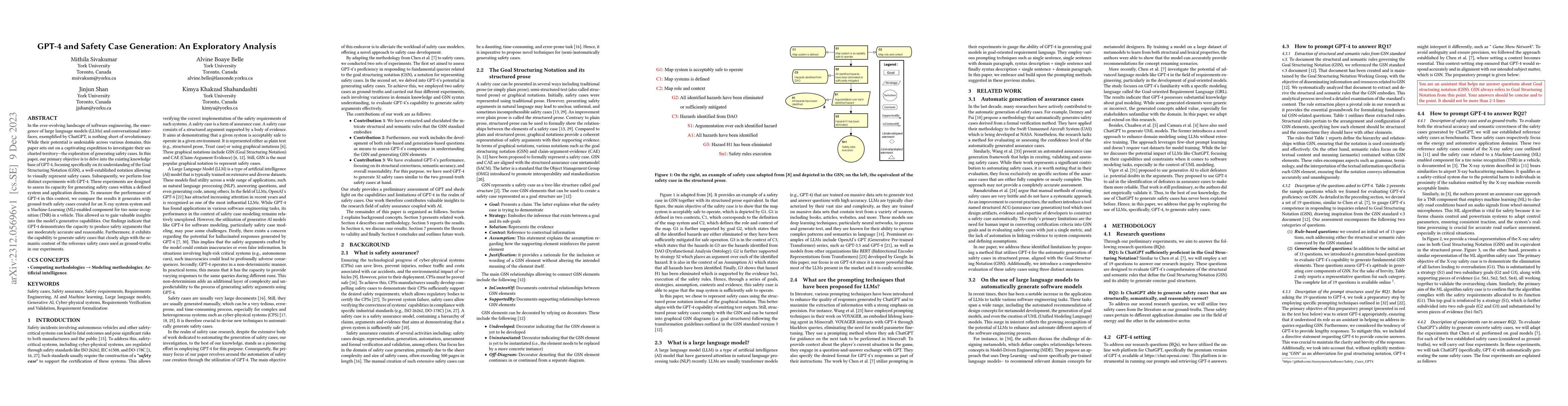 Thumbnail for GPT-4 and Safety Case Generation: An Exploratory Analysis
