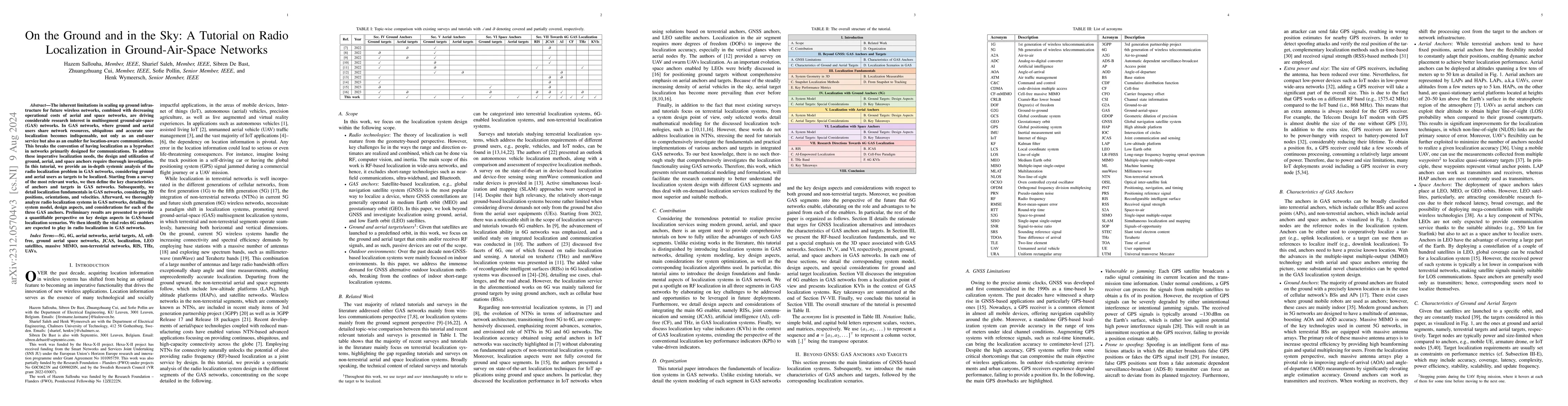 Thumbnail for On the Ground and in the Sky: A Tutorial on Radio Localization in
  Ground-Air-Space Networks