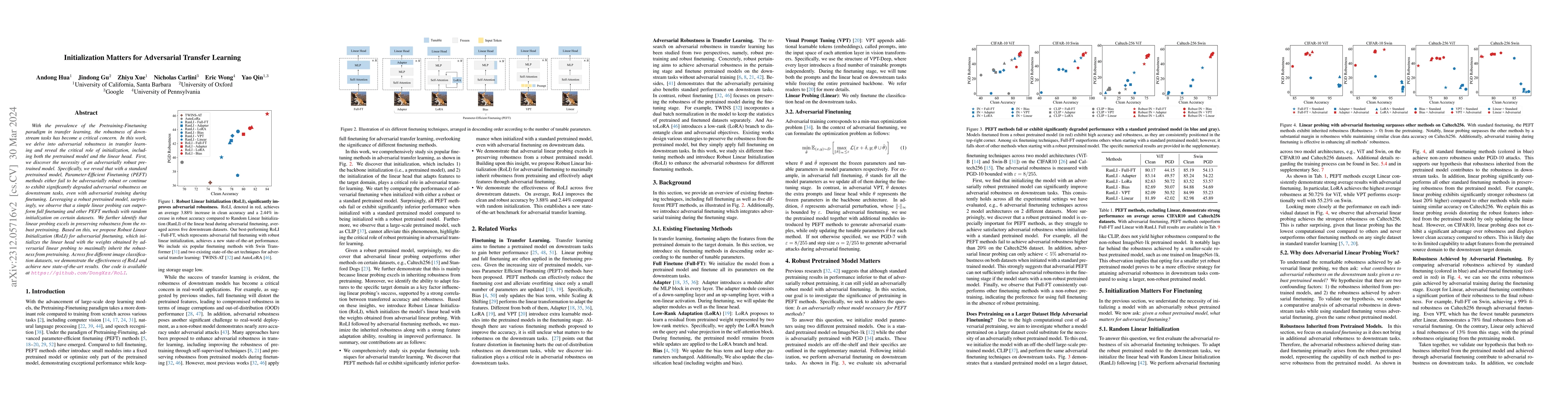 Thumbnail for Initialization Matters for Adversarial Transfer Learning