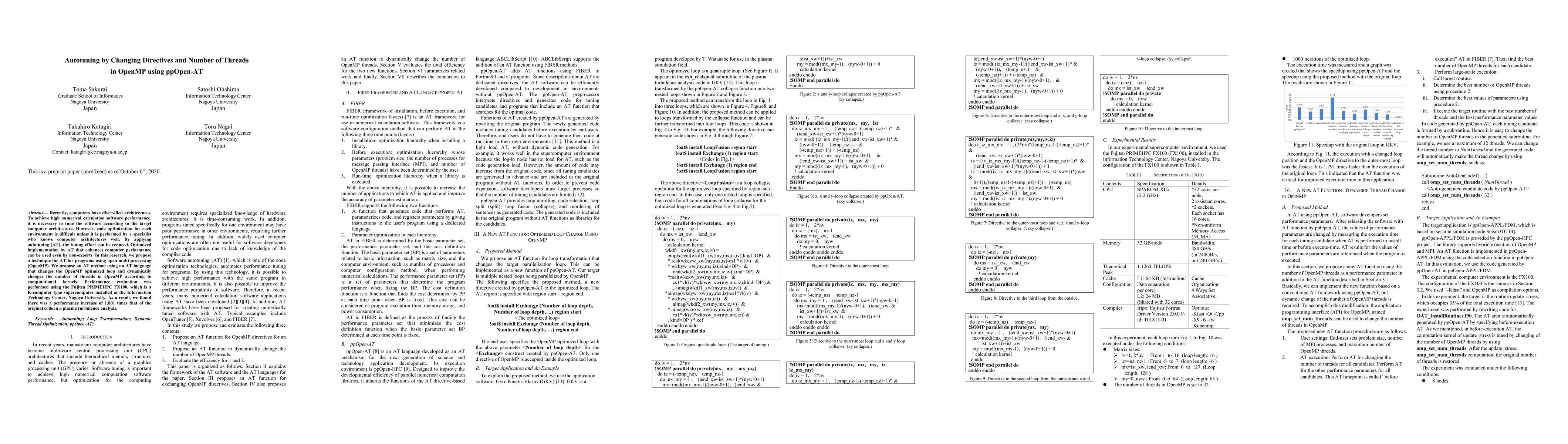 Thumbnail for Autotuning by Changing Directives and Number of Threads in OpenMP using
  ppOpen-AT