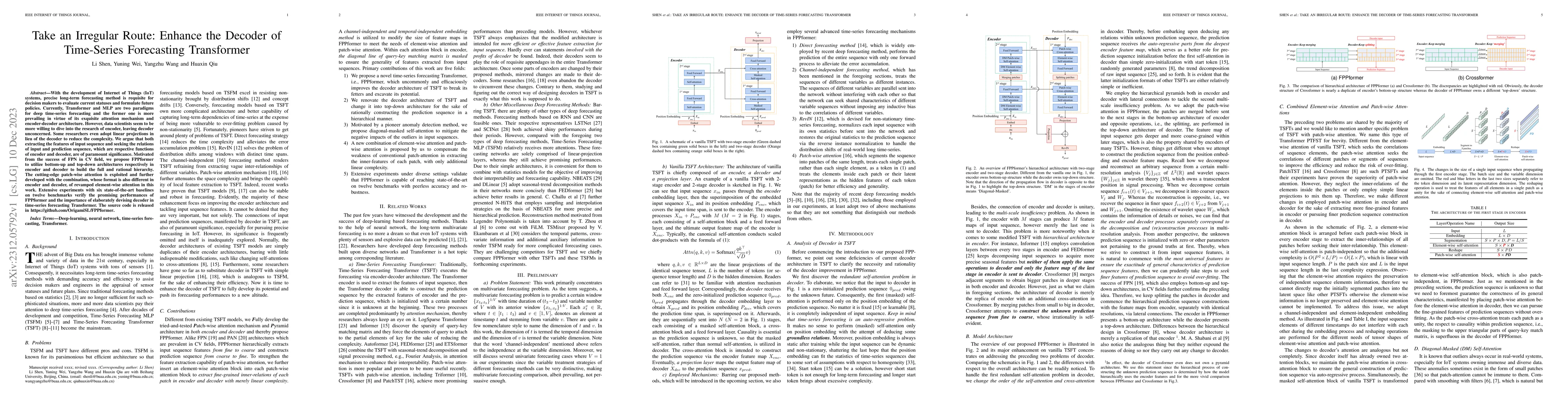 Thumbnail for Take an Irregular Route: Enhance the Decoder of Time-Series Forecasting
  Transformer