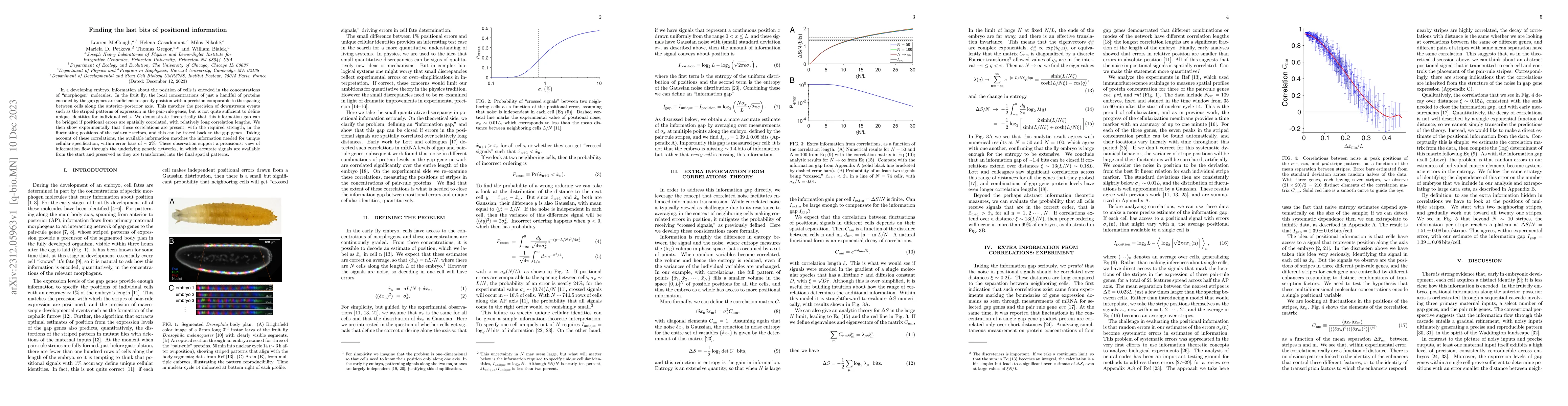 Thumbnail for Finding the last bits of positional information
