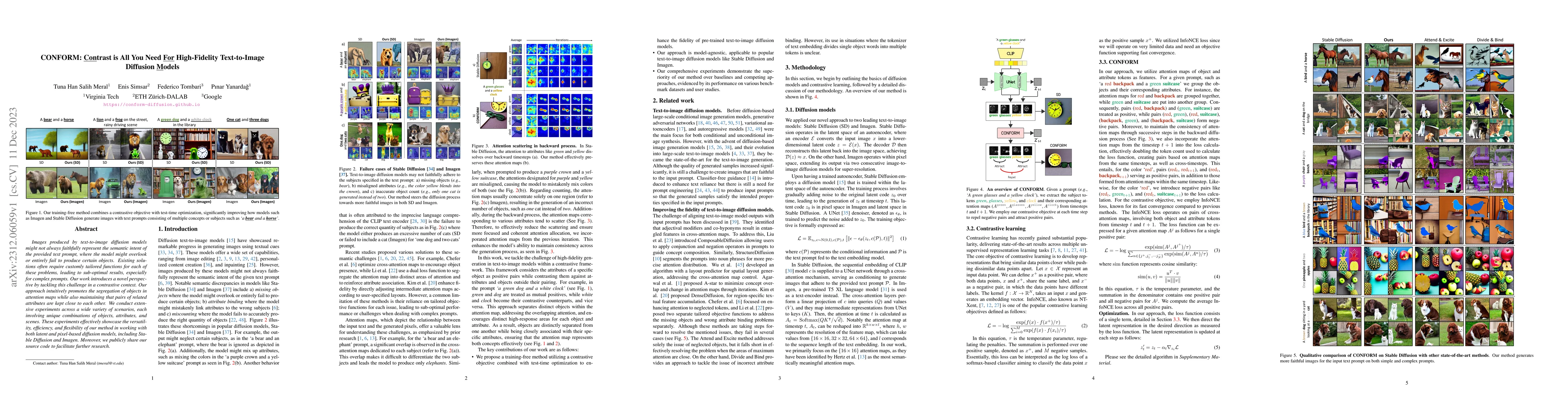 Thumbnail for CONFORM: Contrast is All You Need For High-Fidelity Text-to-Image
  Diffusion Models