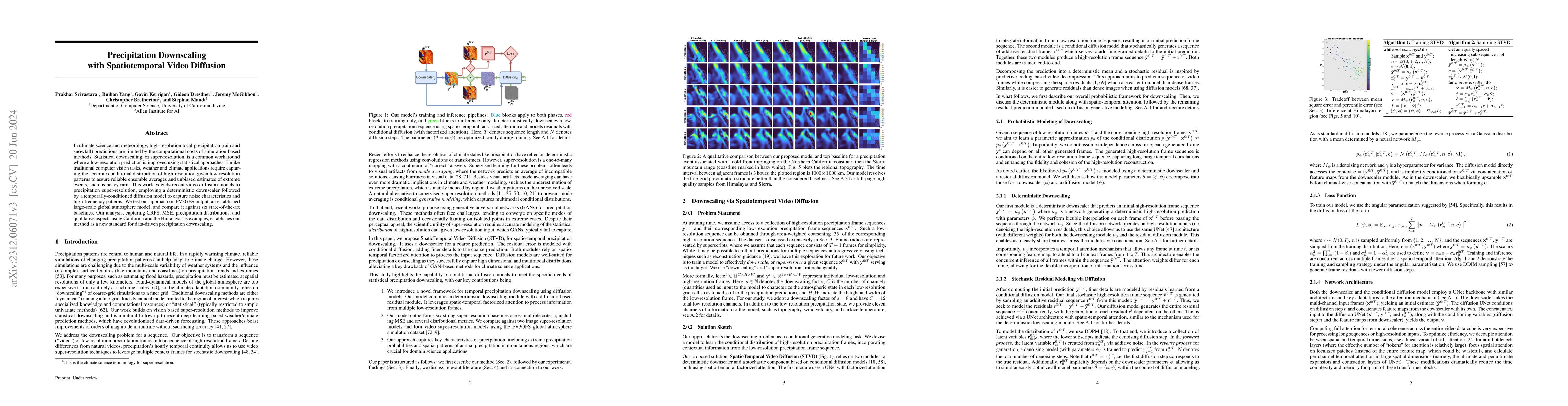 Thumbnail for Precipitation Downscaling with Spatiotemporal Video Diffusion