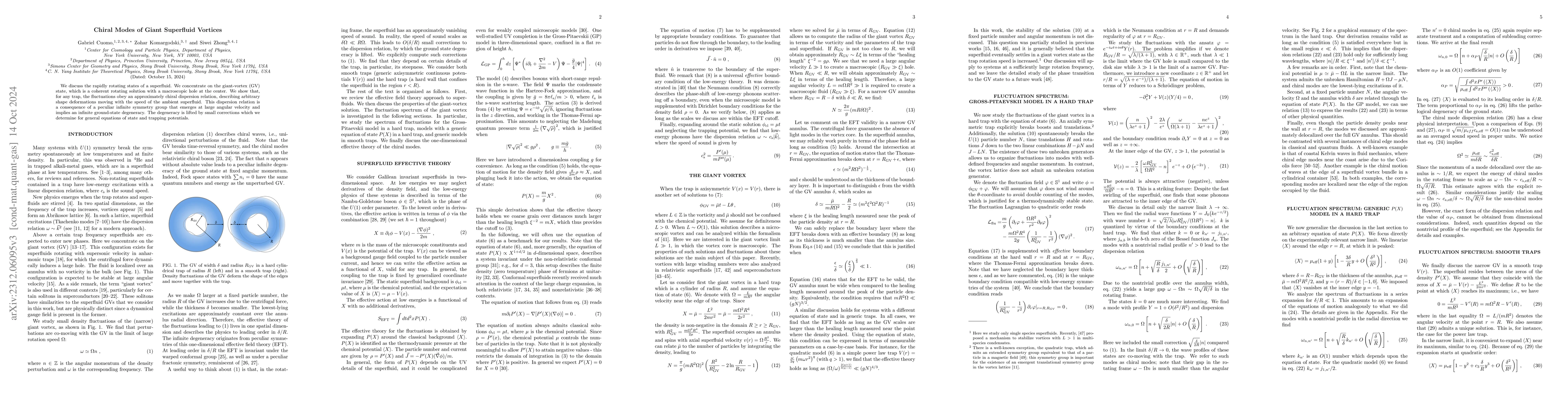 Thumbnail for Chiral Modes of Giant Superfluid Vortices