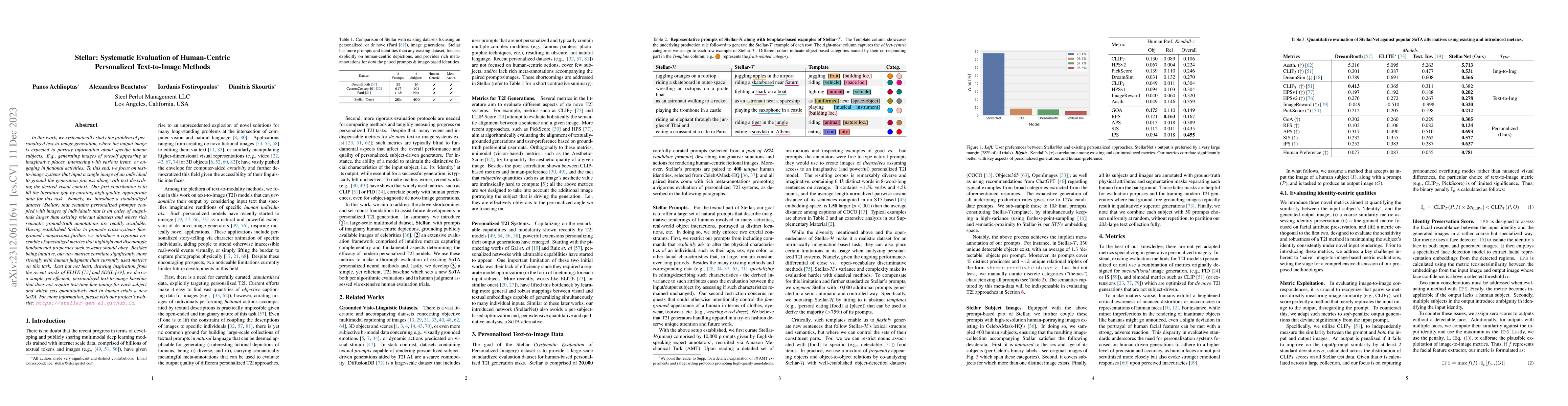 Thumbnail for Stellar: Systematic Evaluation of Human-Centric Personalized
  Text-to-Image Methods