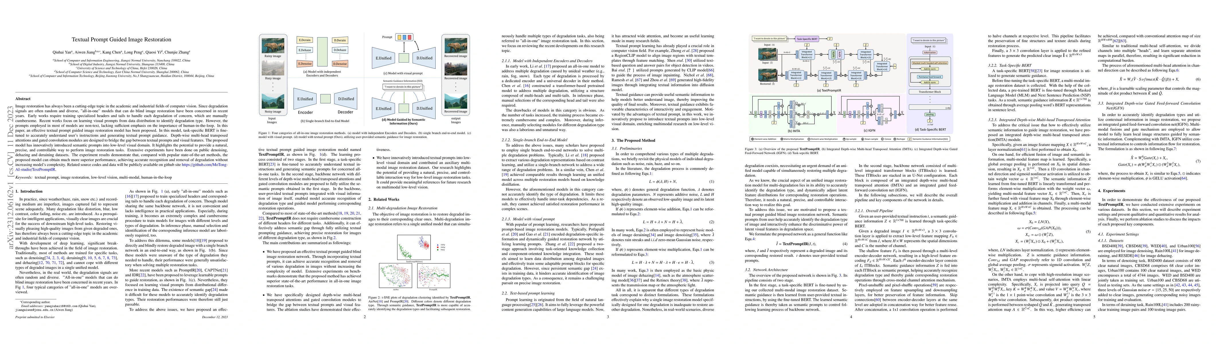 Thumbnail for Textual Prompt Guided Image Restoration