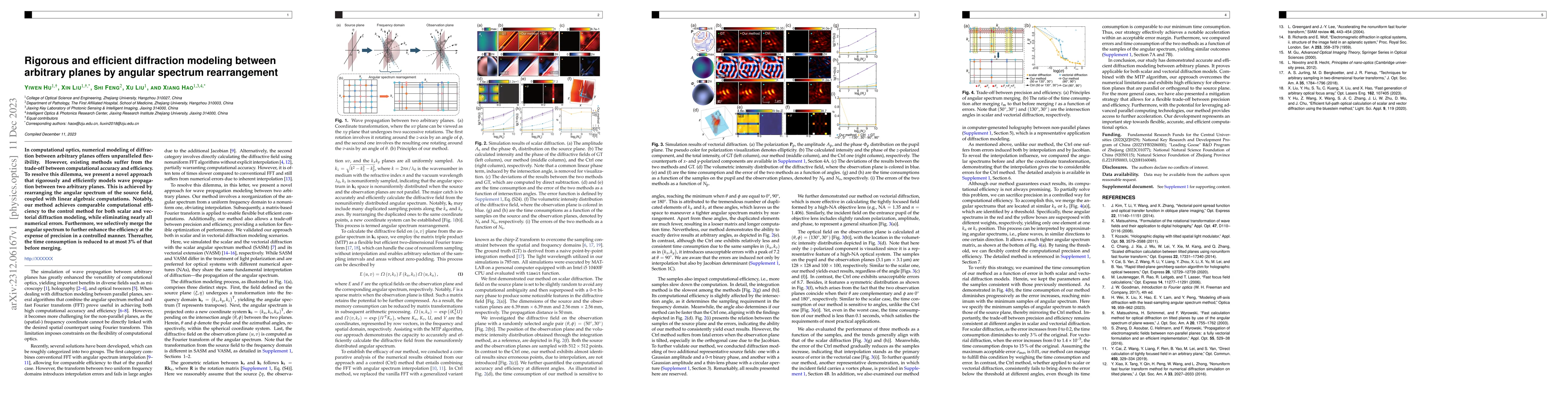 Thumbnail for Rigorous and efficient diffraction modeling between arbitrary planes by
  angular spectrum rearrangement