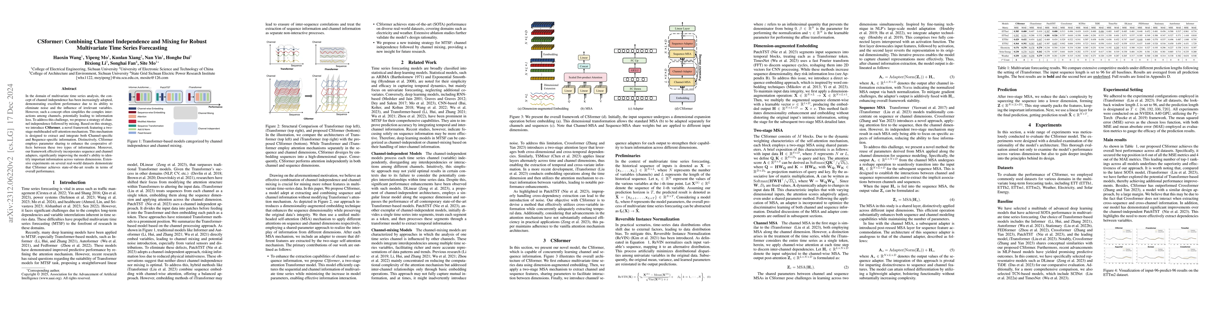 Thumbnail for Dance of Channel and Sequence: An Efficient Attention-Based Approach for
  Multivariate Time Series Forecasting