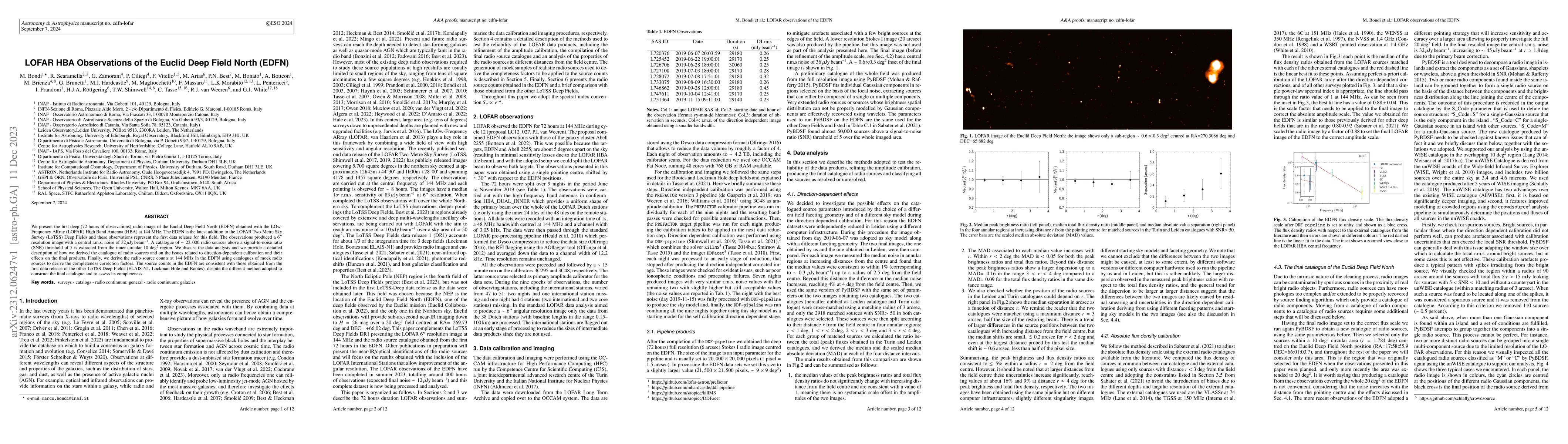 Thumbnail for LOFAR HBA Observations of the Euclid Deep Field North (EDFN)