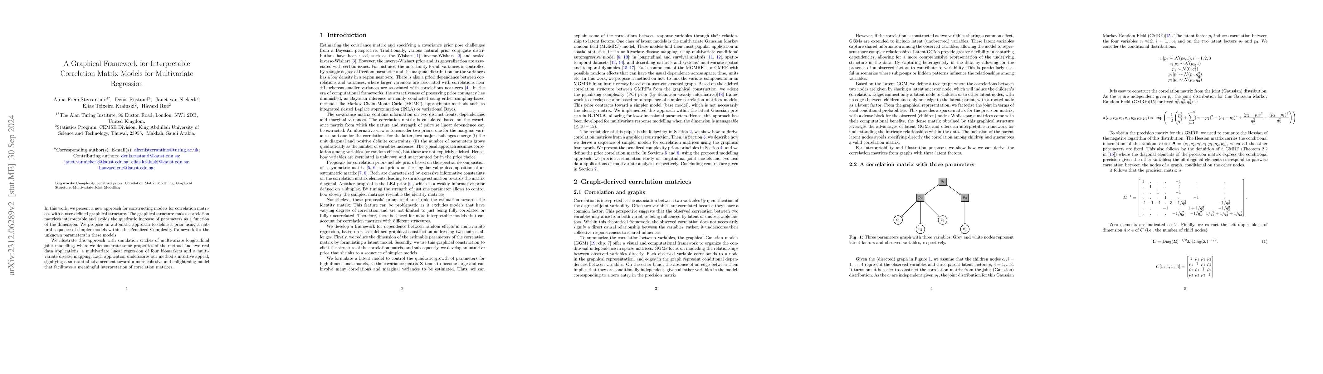 Thumbnail for A graphical framework for interpretable correlation matrix models