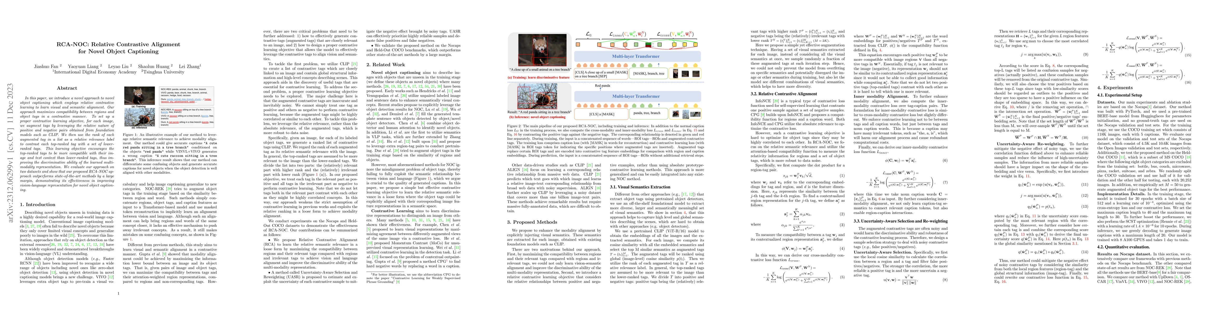 Thumbnail for RCA-NOC: Relative Contrastive Alignment for Novel Object Captioning