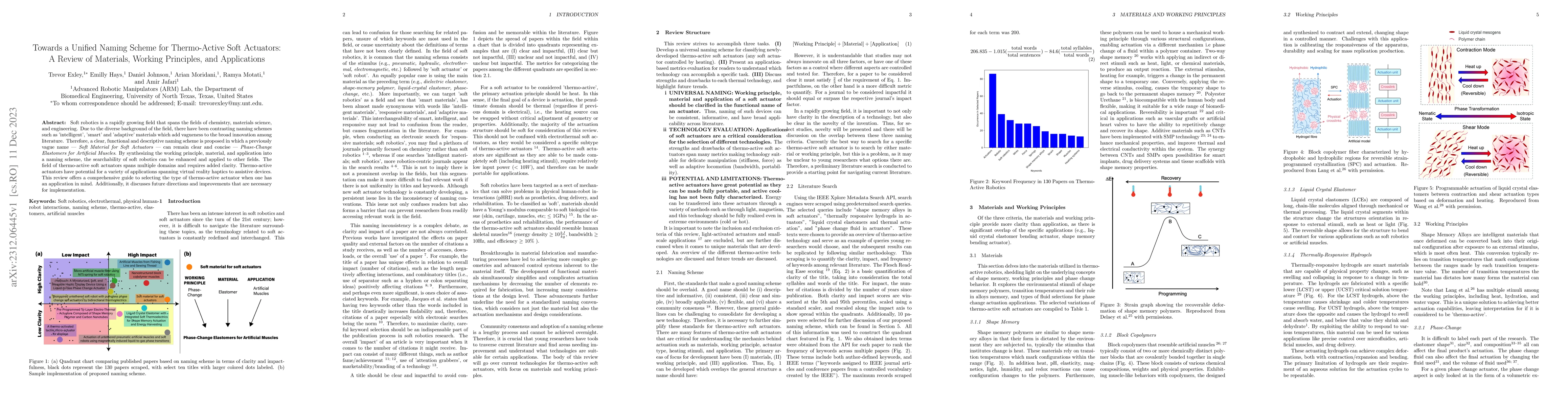 Thumbnail for Towards a Unified Naming Scheme for Thermo-Active Soft Actuators: A
  Review of Materials, Working Principles, and Applications