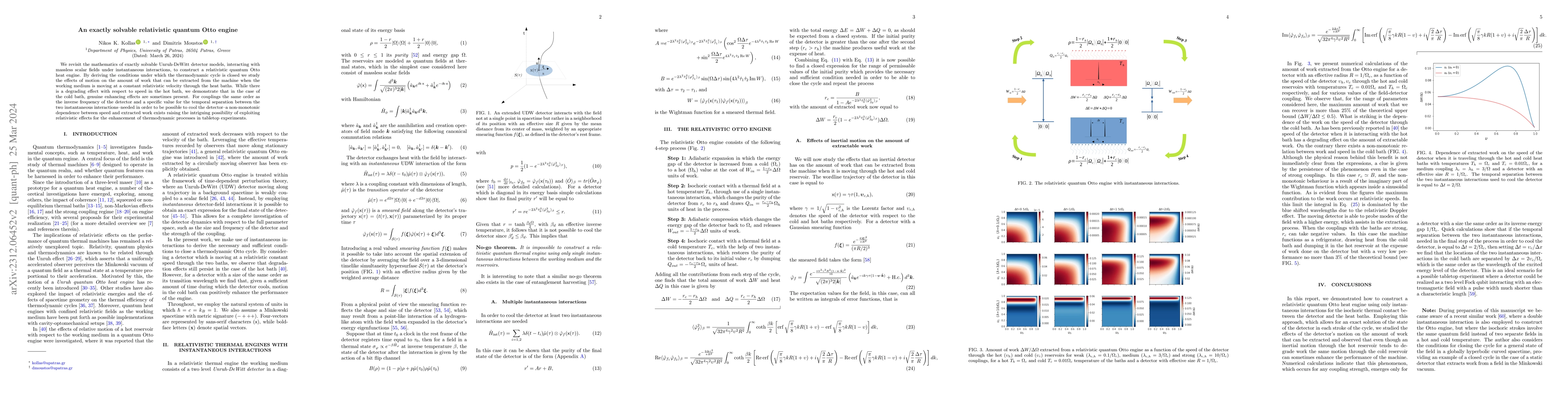Thumbnail for An exactly solvable relativistic quantum Otto engine
