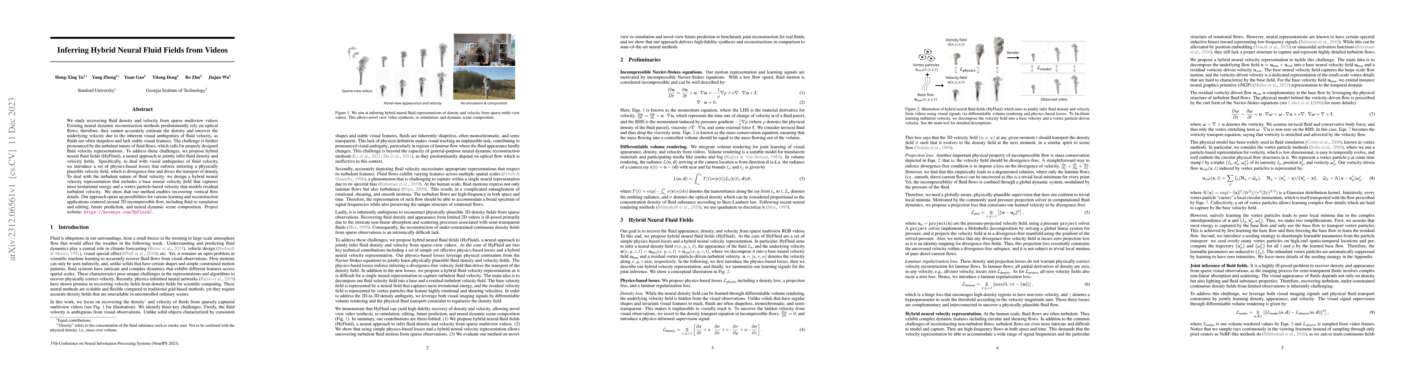 Thumbnail for Inferring Hybrid Neural Fluid Fields from Videos