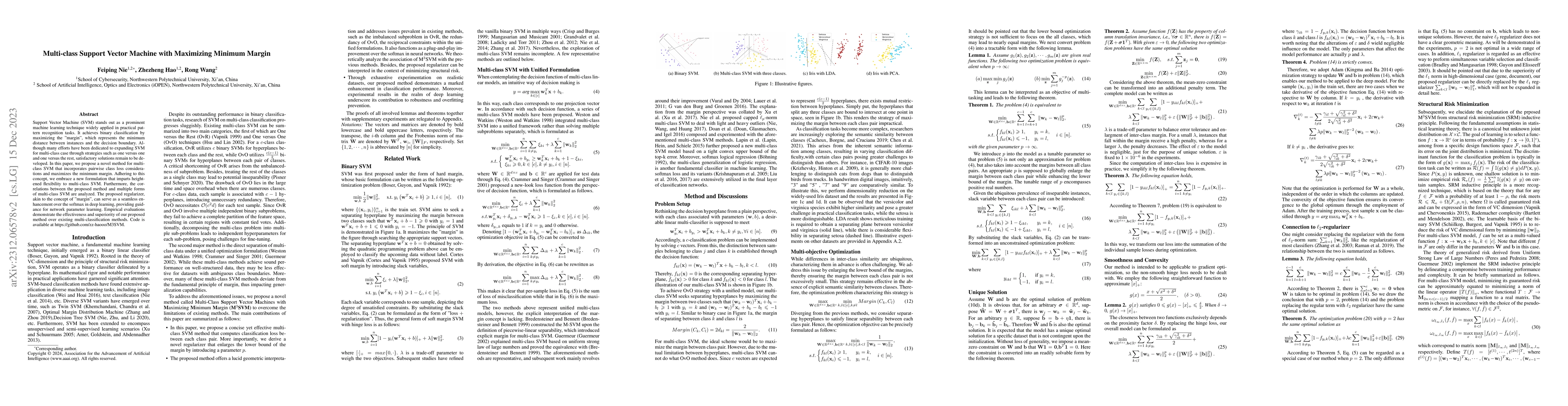 Thumbnail for Multi-class Support Vector Machine with Maximizing Minimum Margin