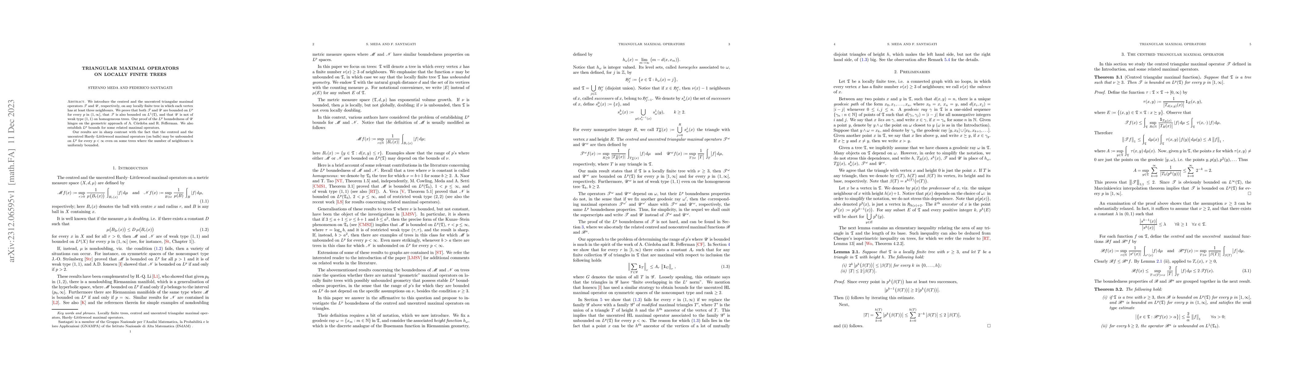Thumbnail for Triangular maximal operators on locally finite trees