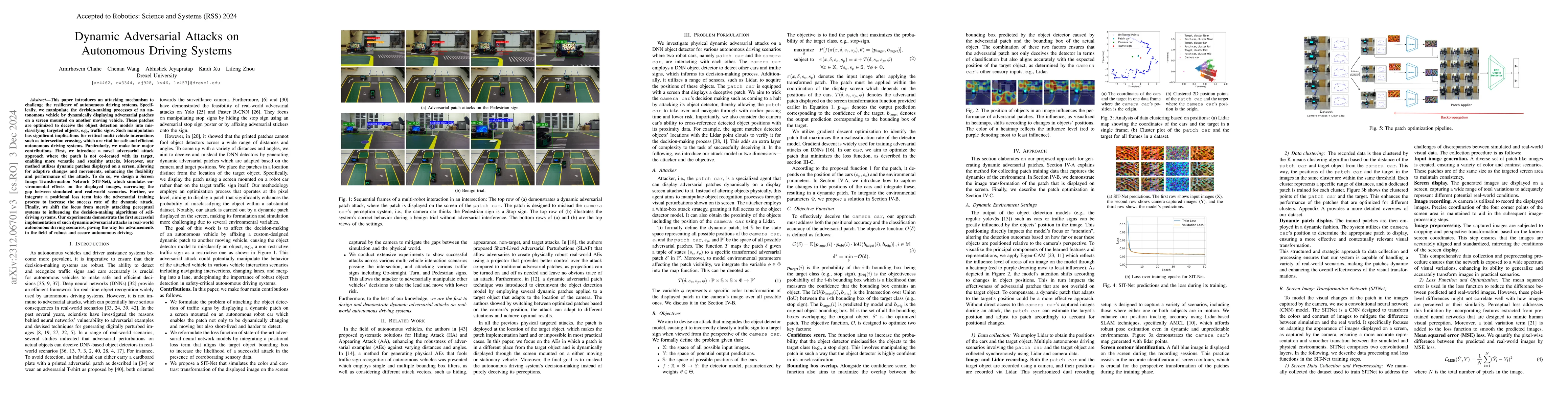 Thumbnail for Dynamic Adversarial Attacks on Autonomous Driving Systems