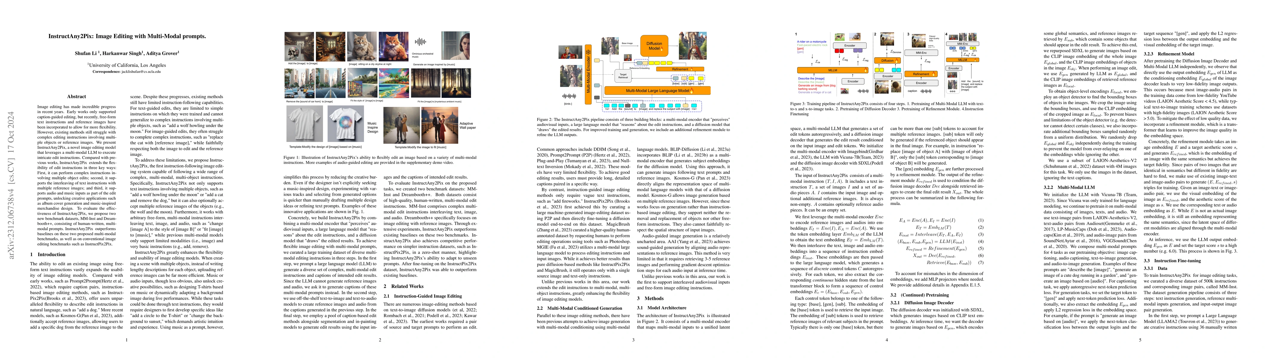 Thumbnail for InstructAny2Pix: Flexible Visual Editing via Multimodal Instruction
  Following