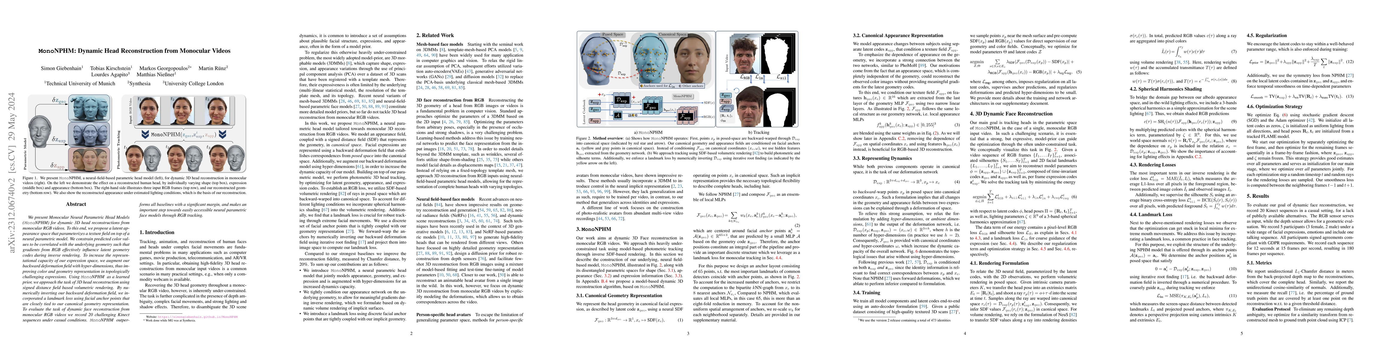 Thumbnail for MonoNPHM: Dynamic Head Reconstruction from Monocular Videos