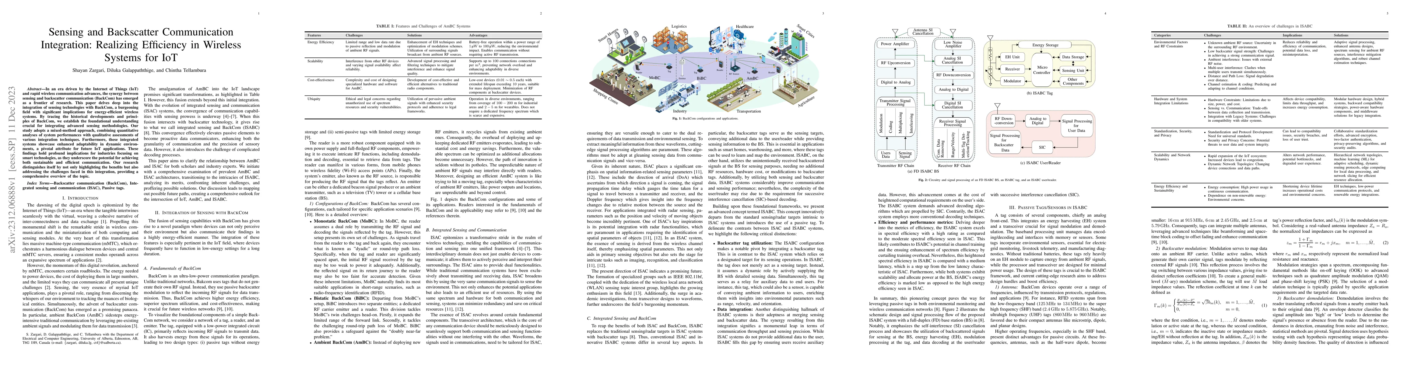 Thumbnail for Sensing and Backscatter Communication Integration: Realizing Efficiency
  in Wireless Systems for IoT