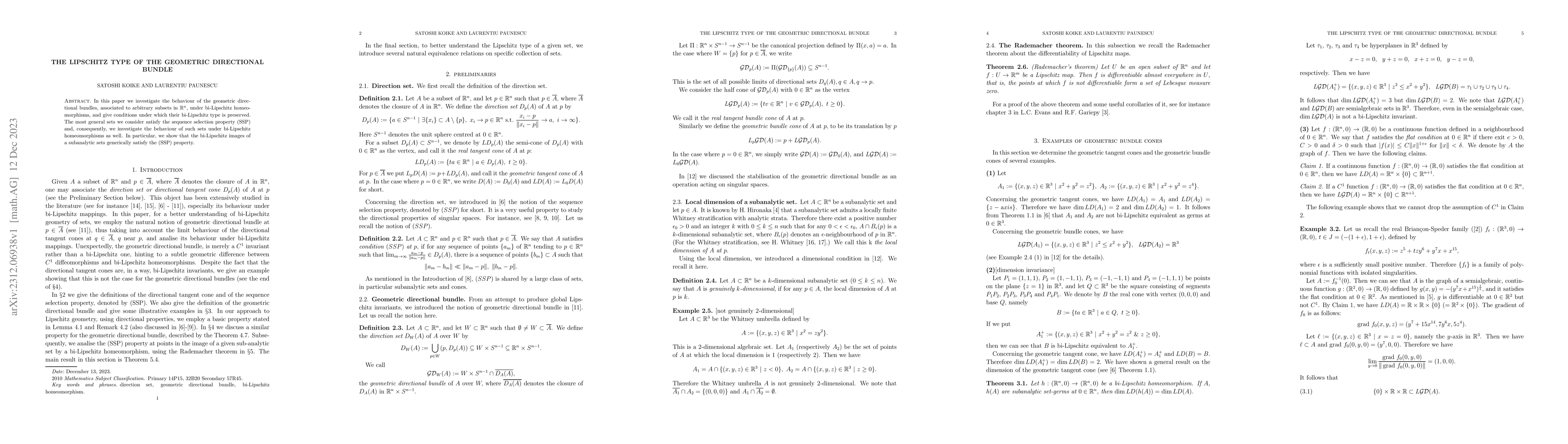 Thumbnail for The Lipschitz type of the Geometric Directional Bundle