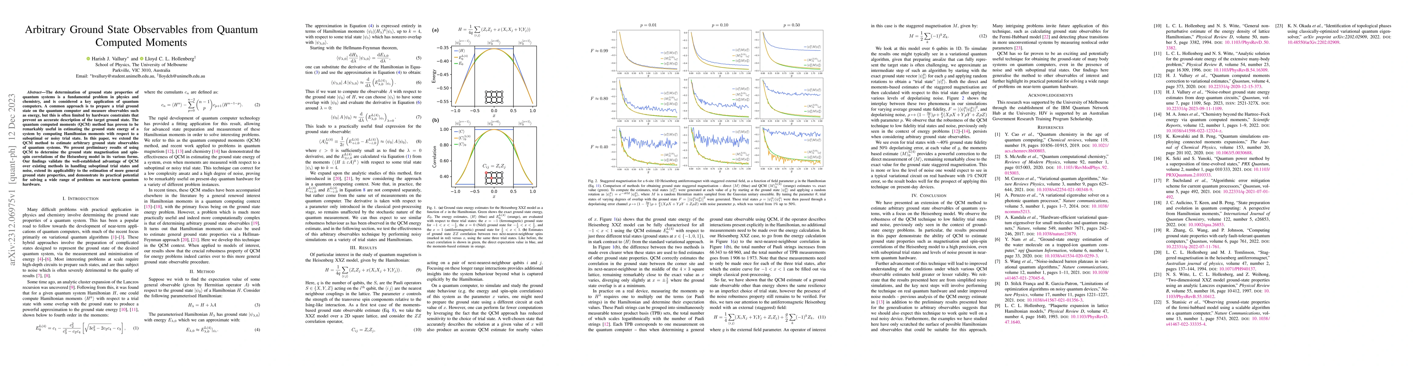 Thumbnail for Arbitrary Ground State Observables from Quantum Computed Moments