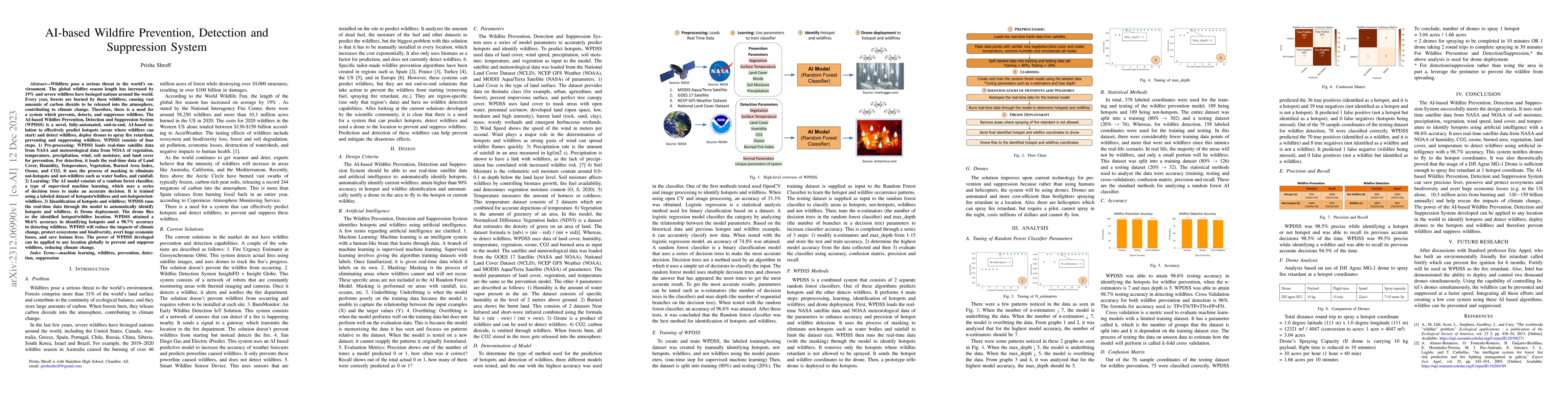 Thumbnail for AI-based Wildfire Prevention, Detection and Suppression System