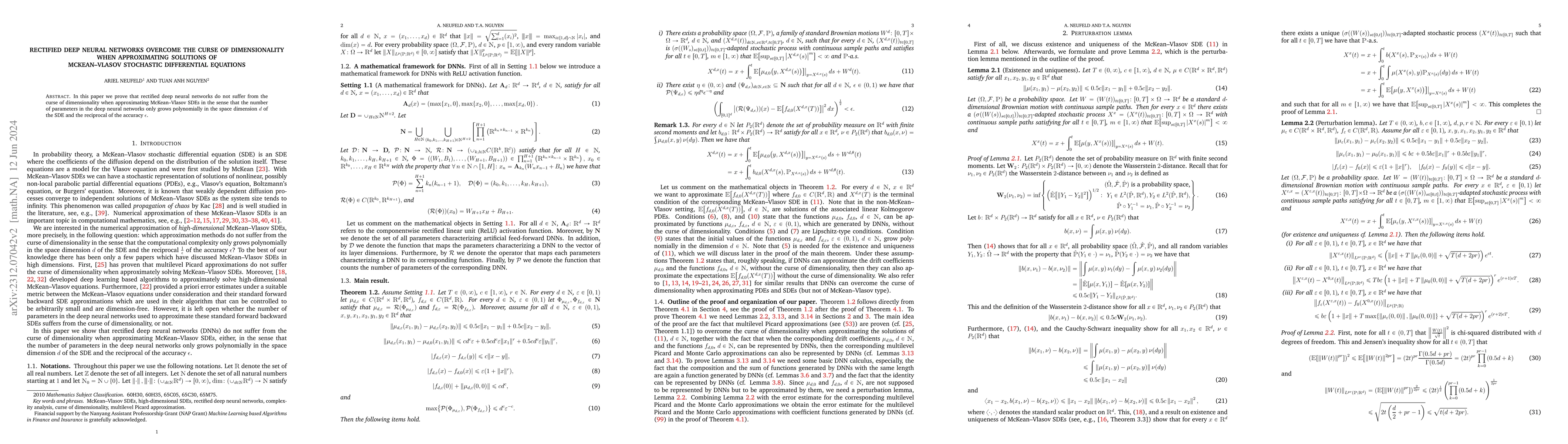 Thumbnail for Rectified deep neural networks overcome the curse of dimensionality when
  approximating solutions of McKean--Vlasov stochastic differential equations
