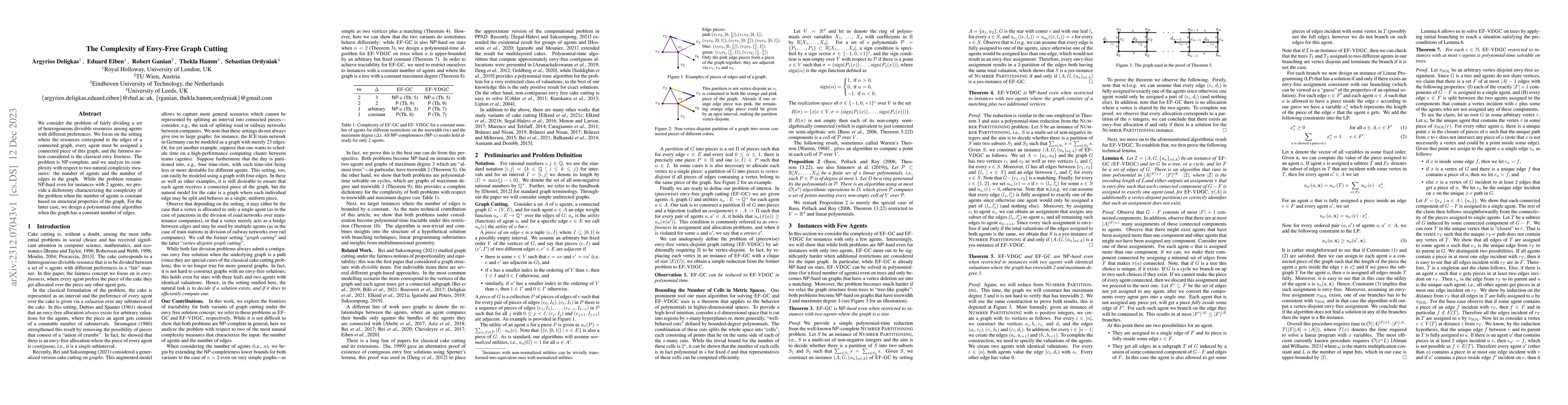 Thumbnail for The Complexity of Envy-Free Graph Cutting