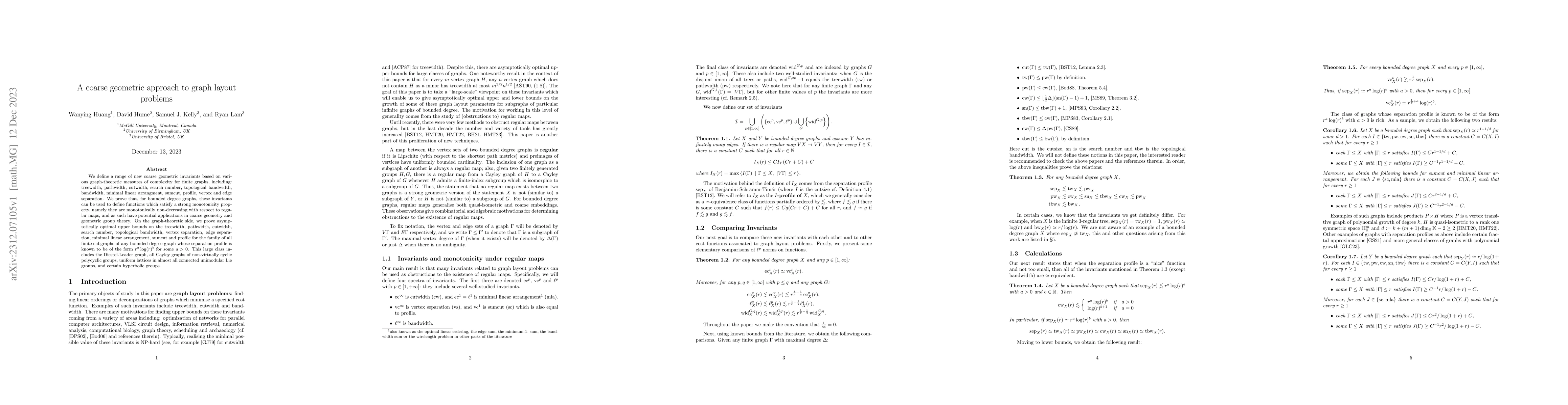 Thumbnail for A coarse geometric approach to graph layout problems
