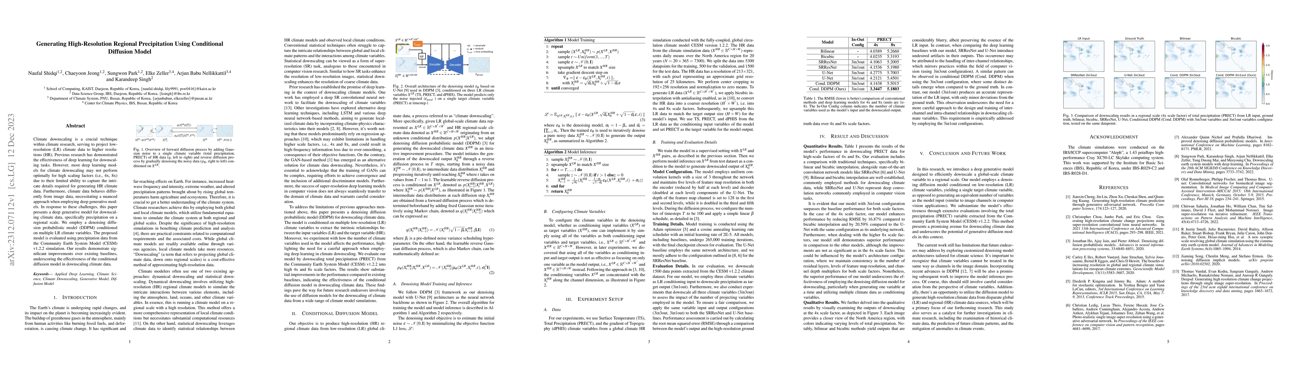 Thumbnail for Generating High-Resolution Regional Precipitation Using Conditional
  Diffusion Model