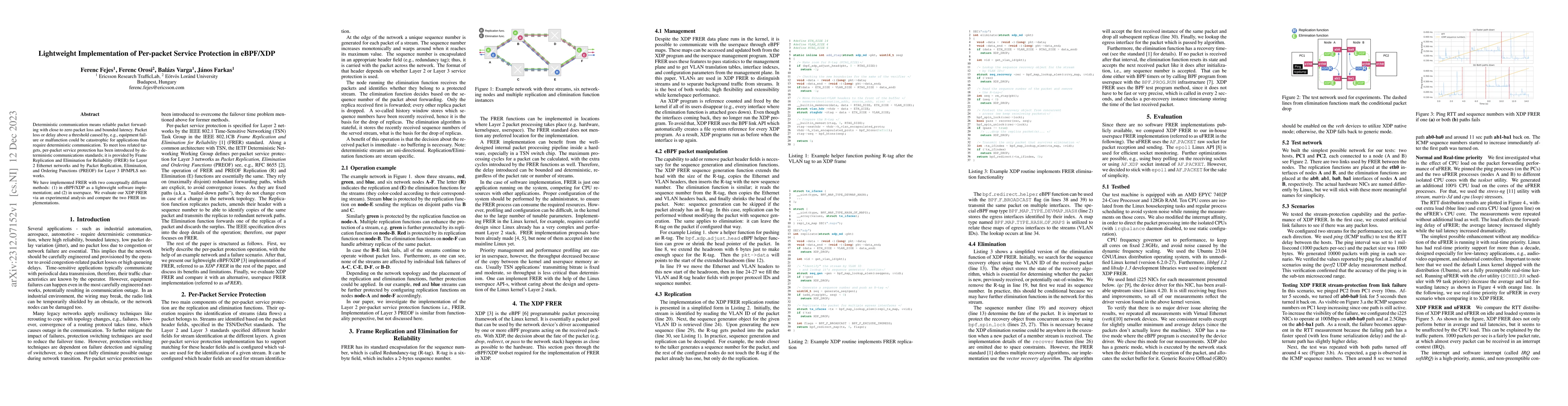 Thumbnail for Lightweight Implementation of Per-packet Service Protection in eBPF/XDP