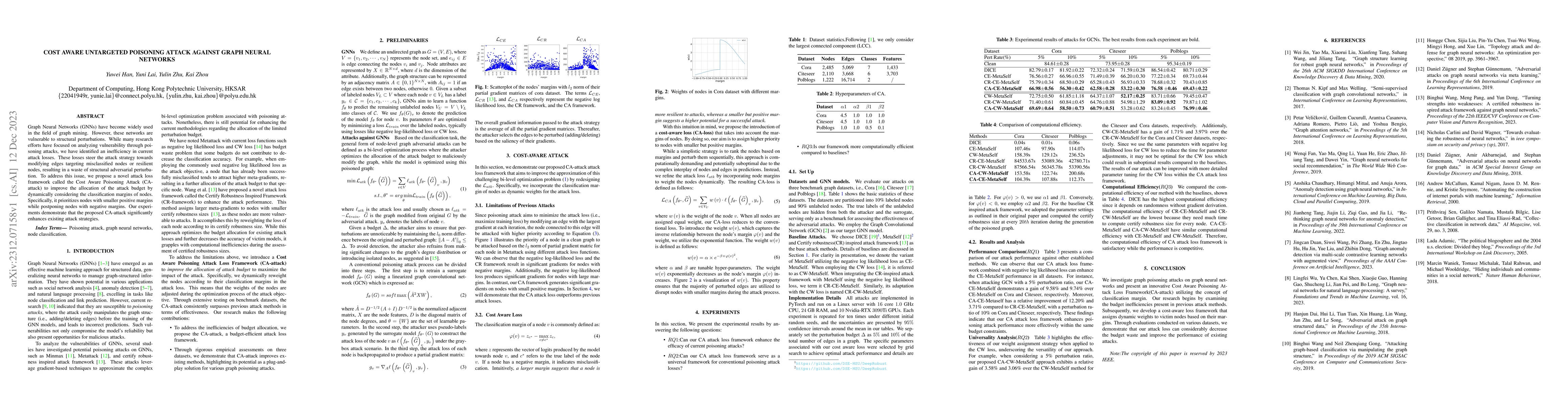 Thumbnail for Cost Aware Untargeted Poisoning Attack against Graph Neural Networks,