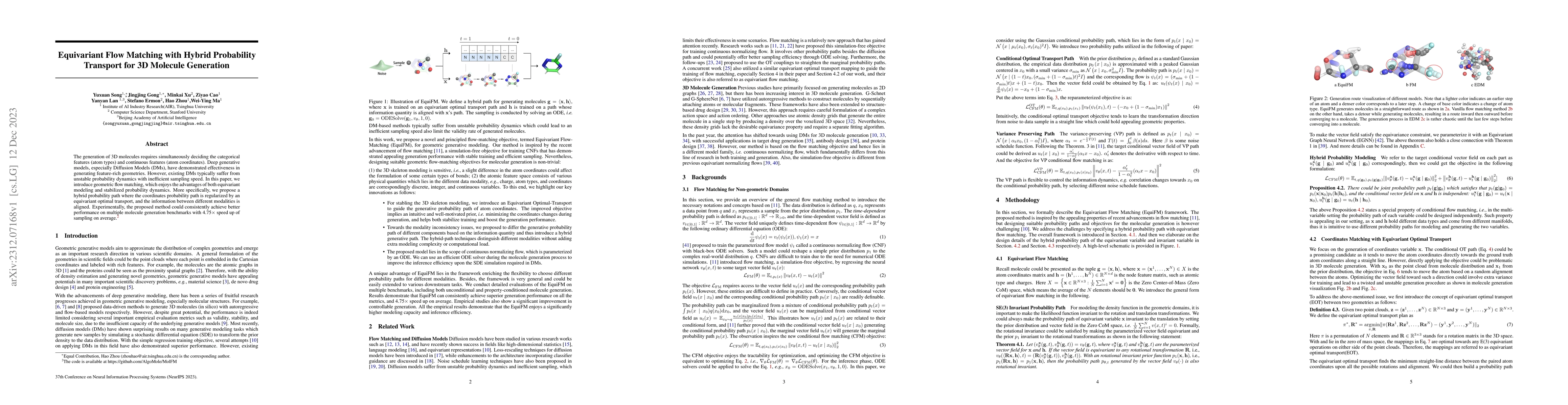 Thumbnail for Equivariant Flow Matching with Hybrid Probability Transport