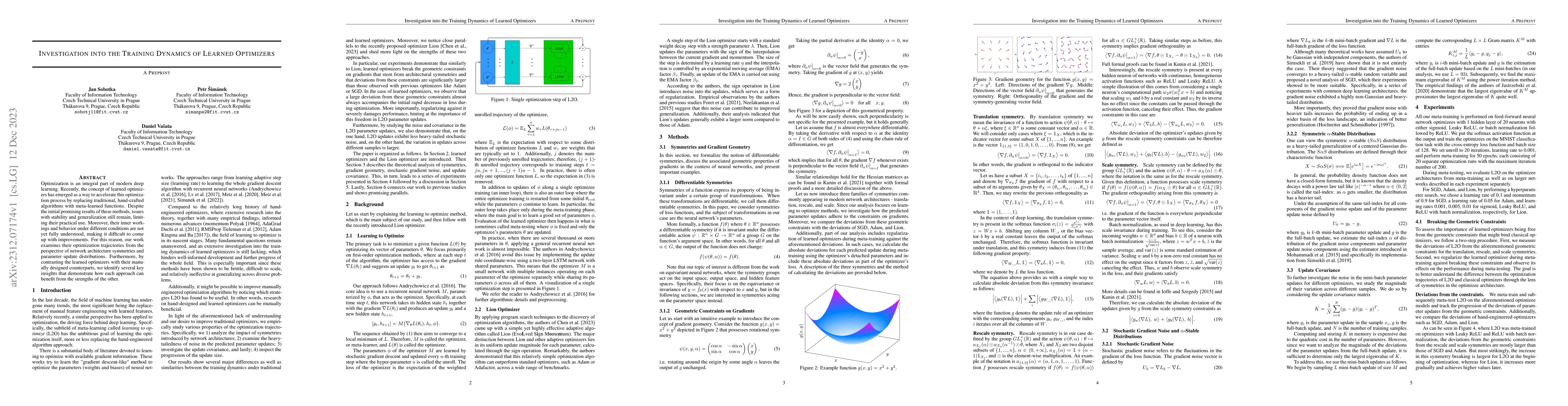 Thumbnail for Investigation into the Training Dynamics of Learned Optimizers