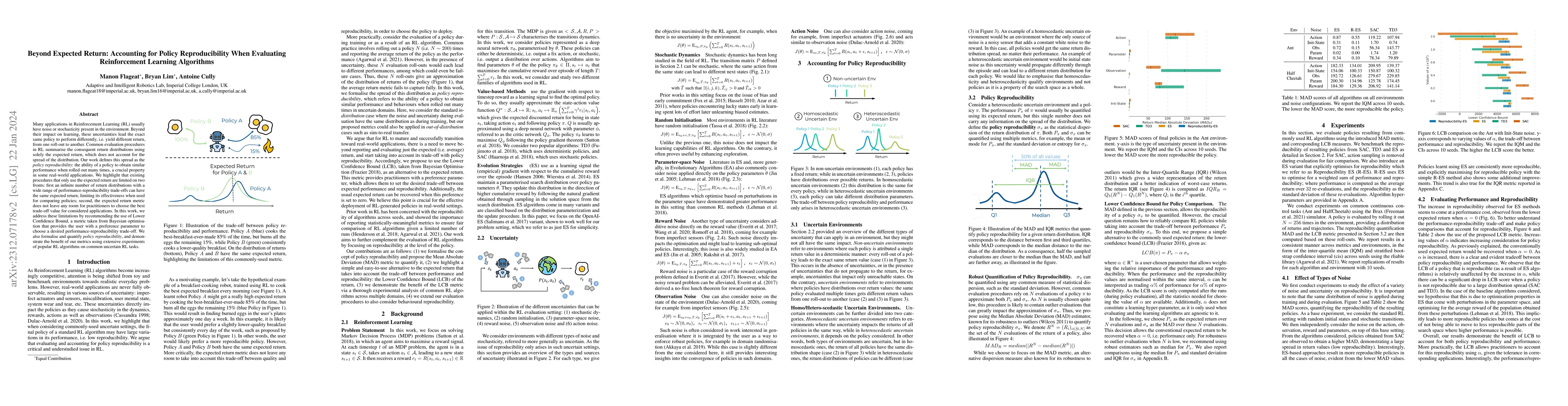 Thumbnail for Beyond Expected Return: Accounting for Policy Reproducibility when
  Evaluating Reinforcement Learning Algorithms