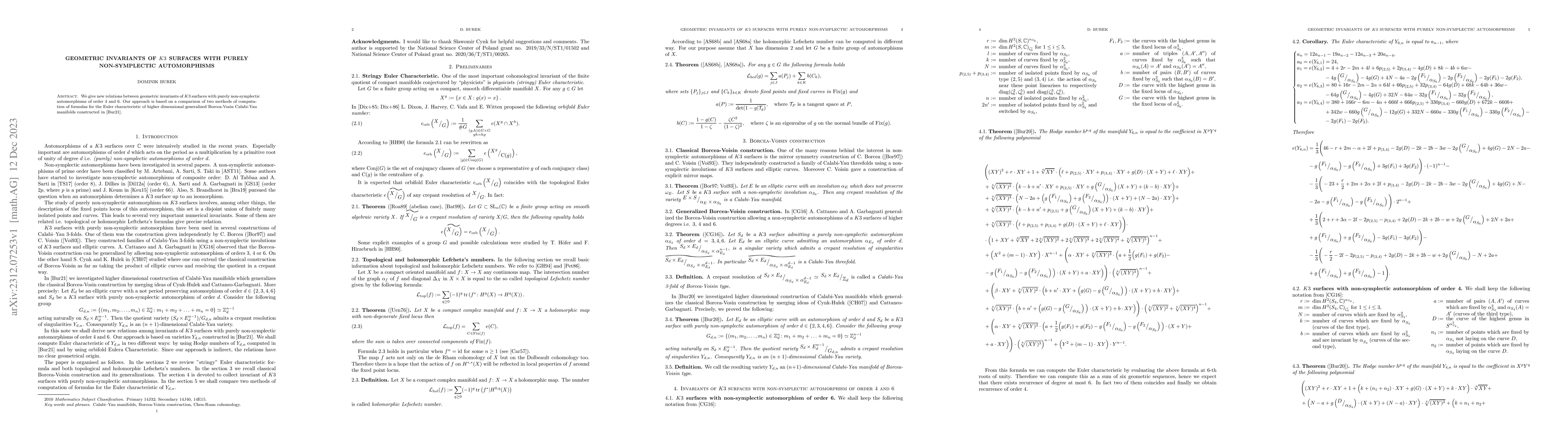 Thumbnail for Geometric invariants of $K3$ surfaces with purely non-symplectic
  automorphisms