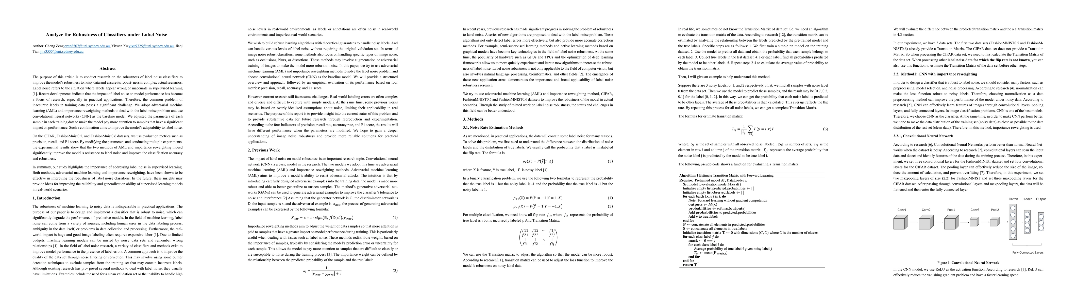Thumbnail for Analyze the Robustness of Classifiers under Label Noise