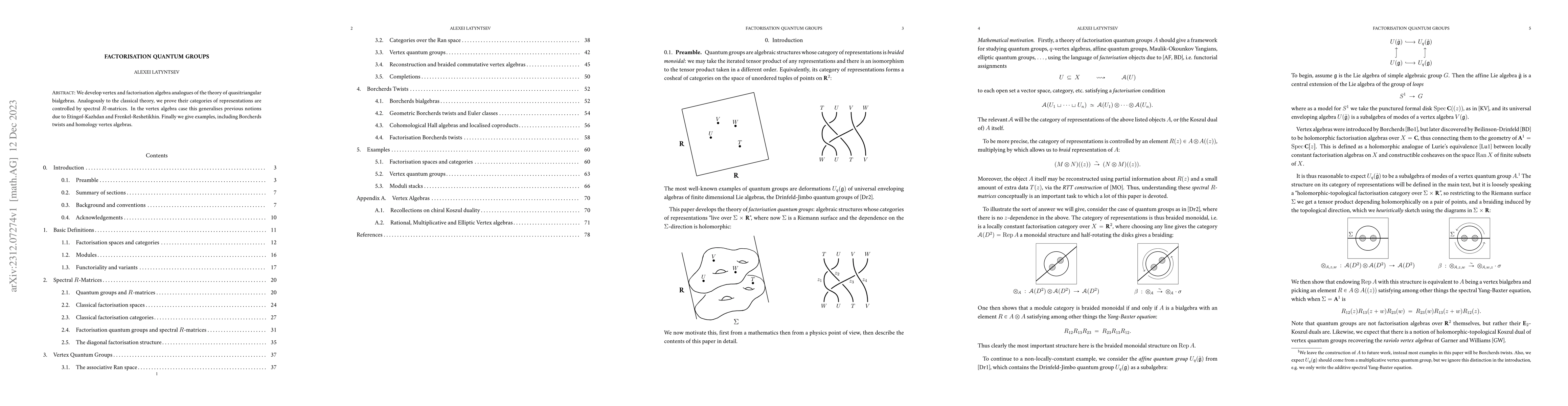 Thumbnail for Factorisation quantum groups