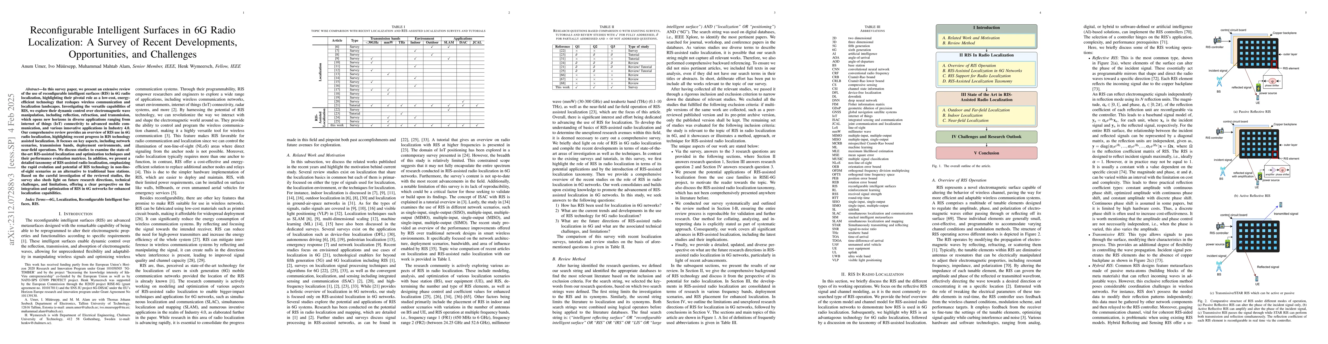 Thumbnail for Role of Reconfigurable Intelligent Surfaces in 6G Radio Localization:
  Recent Developments, Opportunities, Challenges, and Applications