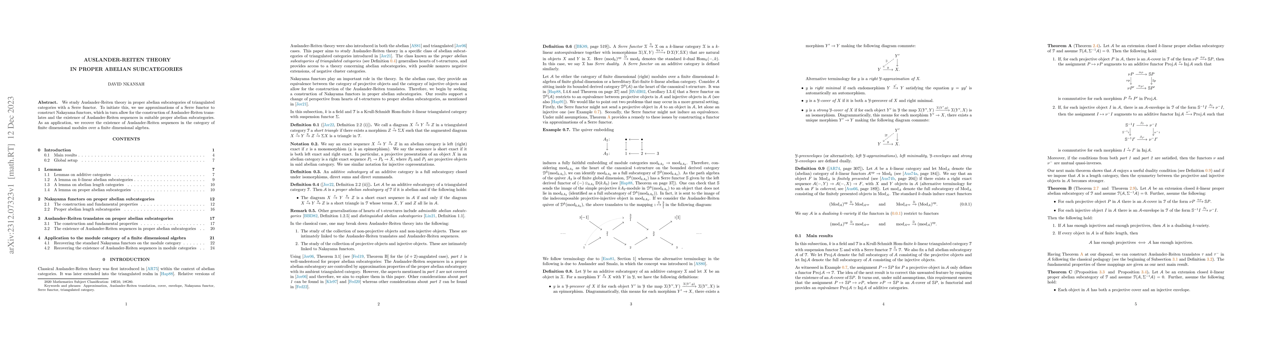 Thumbnail for Auslander-Reiten theory in proper abelian subcategories