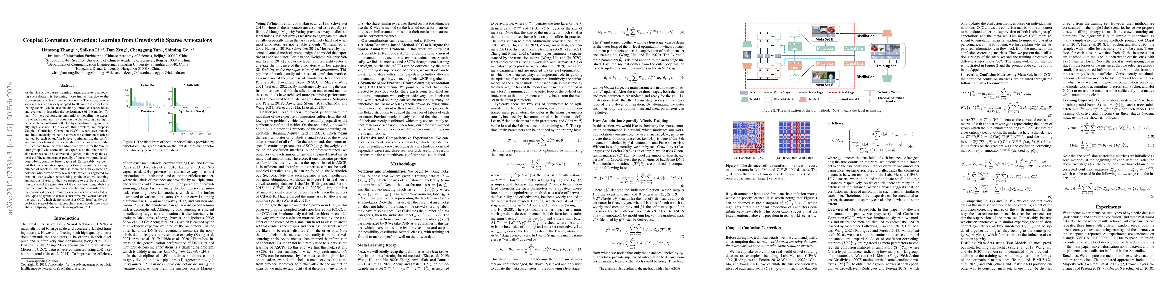 Thumbnail for Coupled Confusion Correction: Learning from Crowds with Sparse
  Annotations