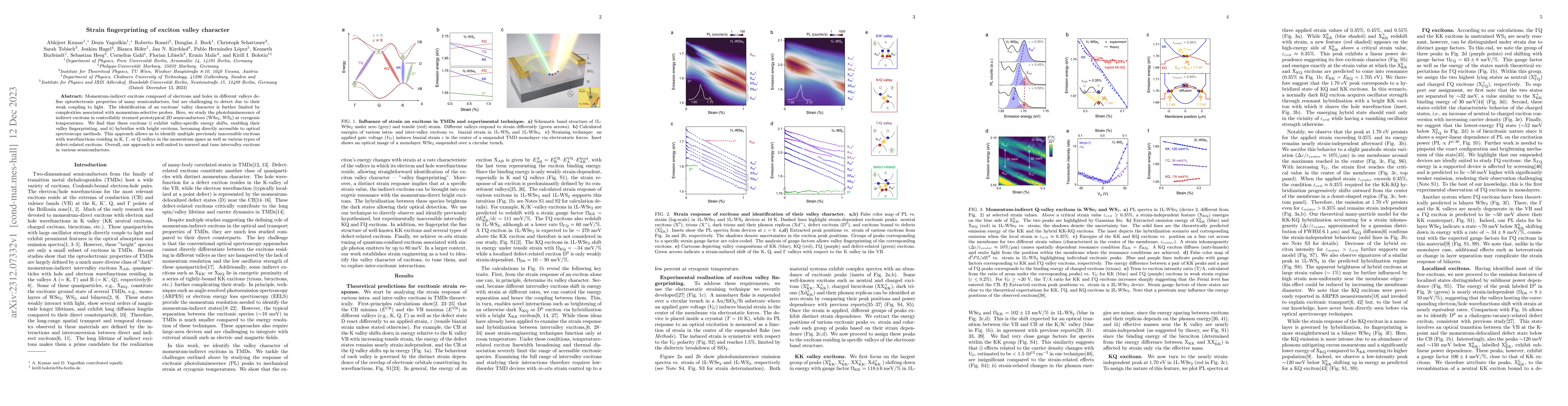 Thumbnail for Strain fingerprinting of exciton valley character