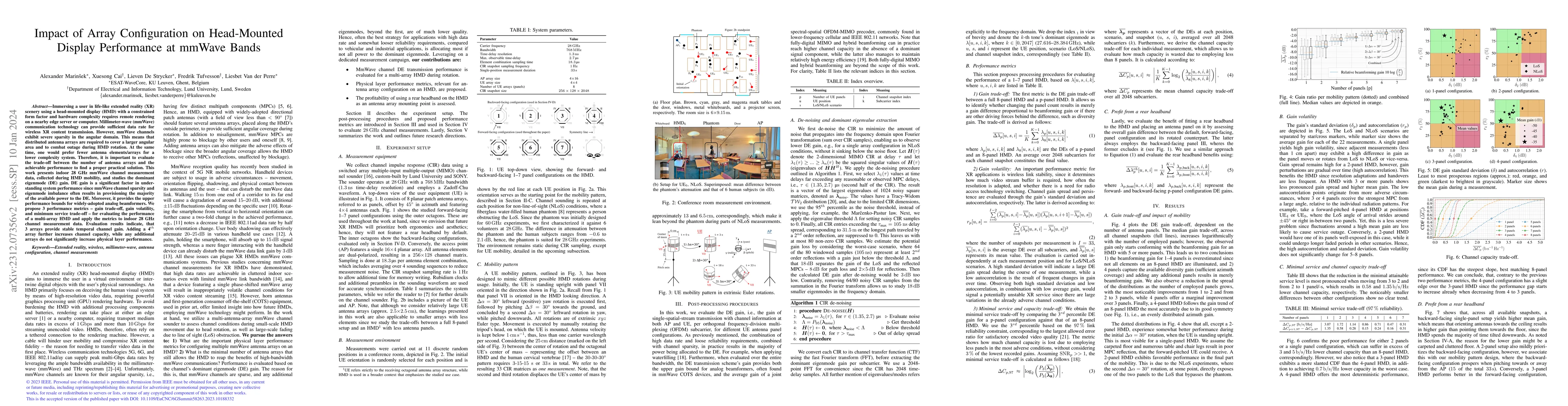Thumbnail for Impact of Array Configuration on Head-Mounted Display Performance at
  mmWave Bands