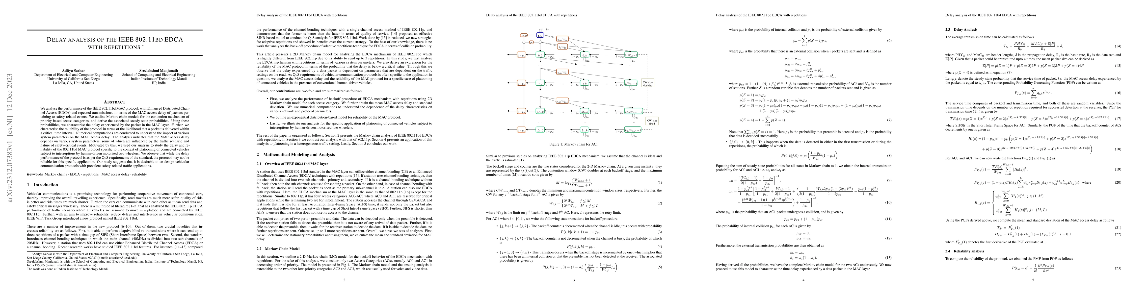 Thumbnail for Delay analysis of the IEEE 802.11bd EDCA with repetitions