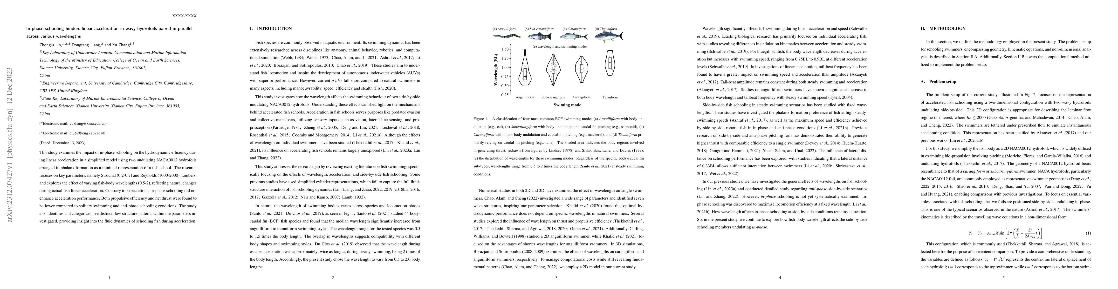 Thumbnail for In-phase schooling hinders linear acceleration in wavy hydrofoils paired
  in parallel across various wavelengths