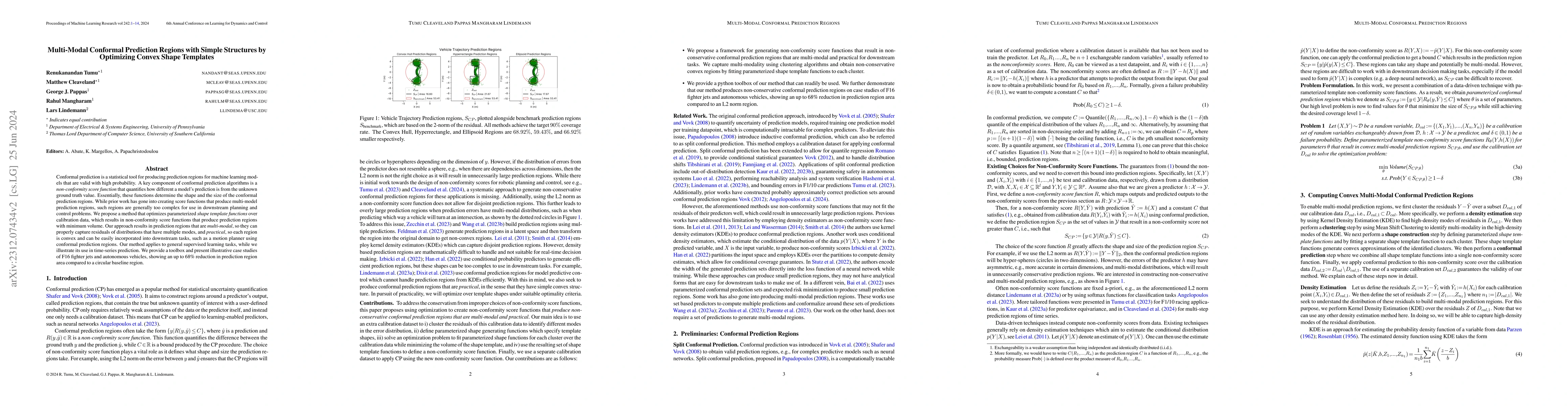 Thumbnail for Multi-Modal Conformal Prediction Regions with Simple Structures by
  Optimizing Convex Shape Templates