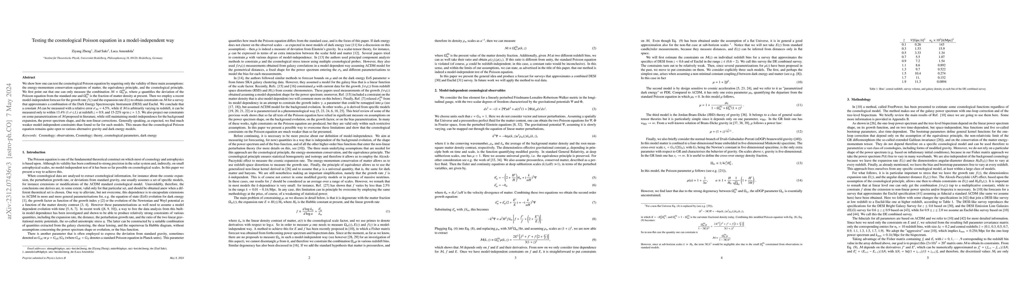 Thumbnail for Testing the cosmological Poisson equation in a model-independent way